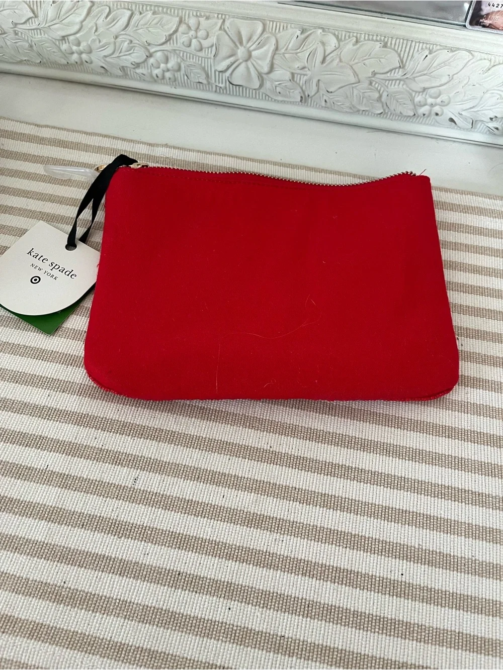 kate spade red beaded